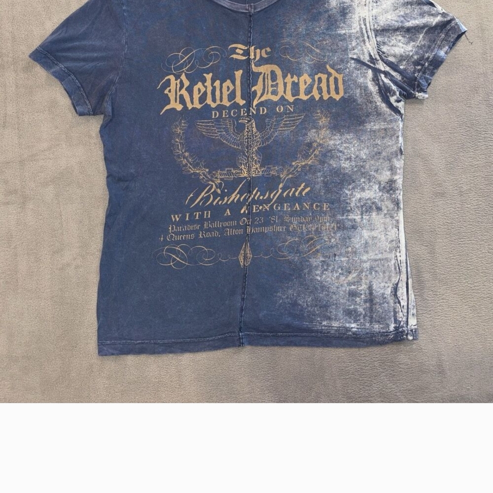 SALVAGE Rebel Dread Vengeance Blue T-shirt Unisex. XL